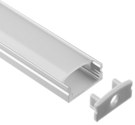 Milewood LED Light Aluminium Profile Penerbangan 6063 17.3x7mm