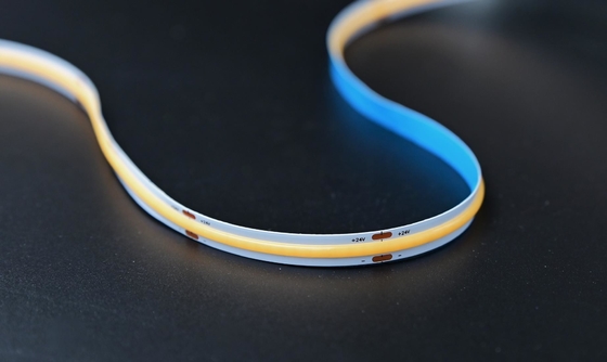 Pencahayaan Cob Strip Fleksibel CRI Tinggi Bebas Solder