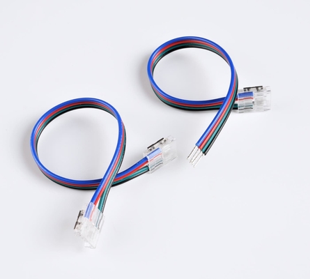 Aksesoris Lampu Strip LED RGB Konektor Strip Led 4 Pin
