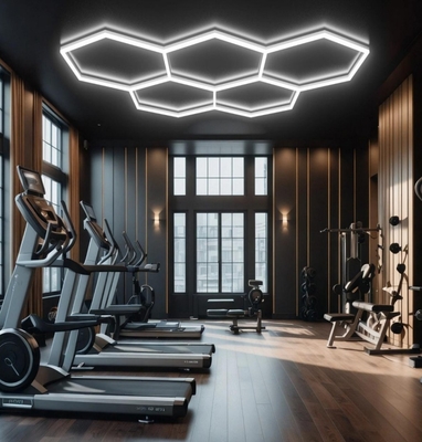 LED Hexagon Light Super Brightness Diy Untuk Garasi, Ruang Kebugaran