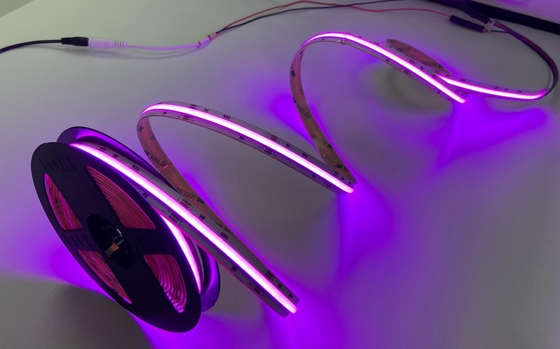 9w 630 Chips RGB COB Strip DC24V Untuk Bioskop Klub Malam KTV