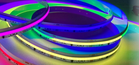 Lampu Strip Piksel COB Fleksibel Kontrol SPI 13.5w Strip LED Beralamat