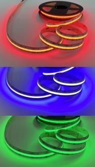 Milewood RGB LED COB Strip Pengiriman Cepat 24 Volt Rgb Led Strip IP20