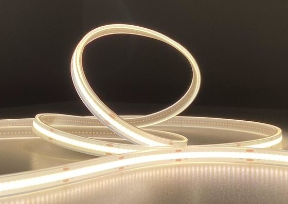 IP68 Silicon Extrusion Waterproof COB LED Strip Light Fleksibel 24V
