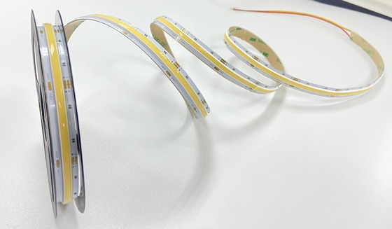 Strip LED COB CCT Fleksibel 14w Warna Monokrom Jelas 24V
