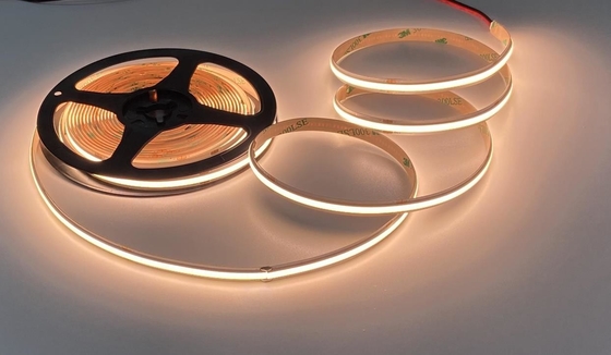 Pita COB LED Dalam Ruangan Di Bawah Kabinet Linear Lighting Ip20 Led Strip