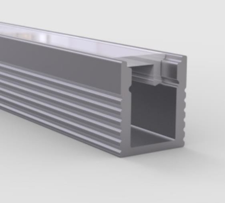 Profil Aluminium Lampu LED Anodized 7.8 X 8.9mm led strip channel