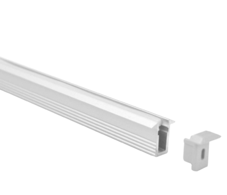 Tersembunyi Mount Led Tape Light Channel Radiasi UV 9 X 10mm