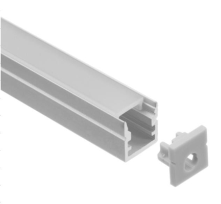 Flame Retardant LED Light Aluminium Profile 10 X 10mm Led Aluminium Channel