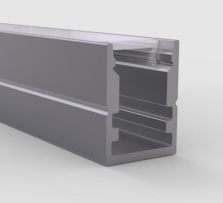 Aviation 6063 Aluminium Recessed Led Profile 10 X 13mm Tahan Cuaca