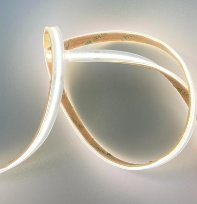 Fleksibel Tahan Air COB Iip65 led tape Silicon Sleeved 2700K
