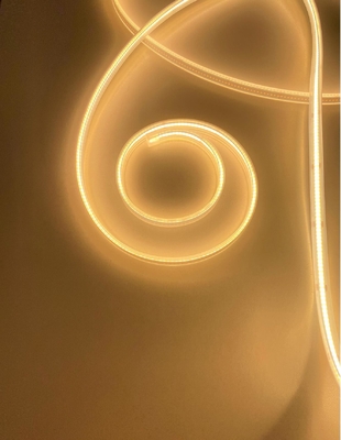 10w / m 24V COB LED Strip Silicon Extrusion IP65 Cob Led Strip Fleksibel