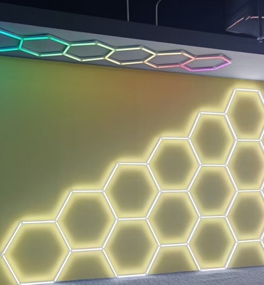 LED Hexagon Light Super Brightness Diy Untuk Garasi, Ruang Kebugaran